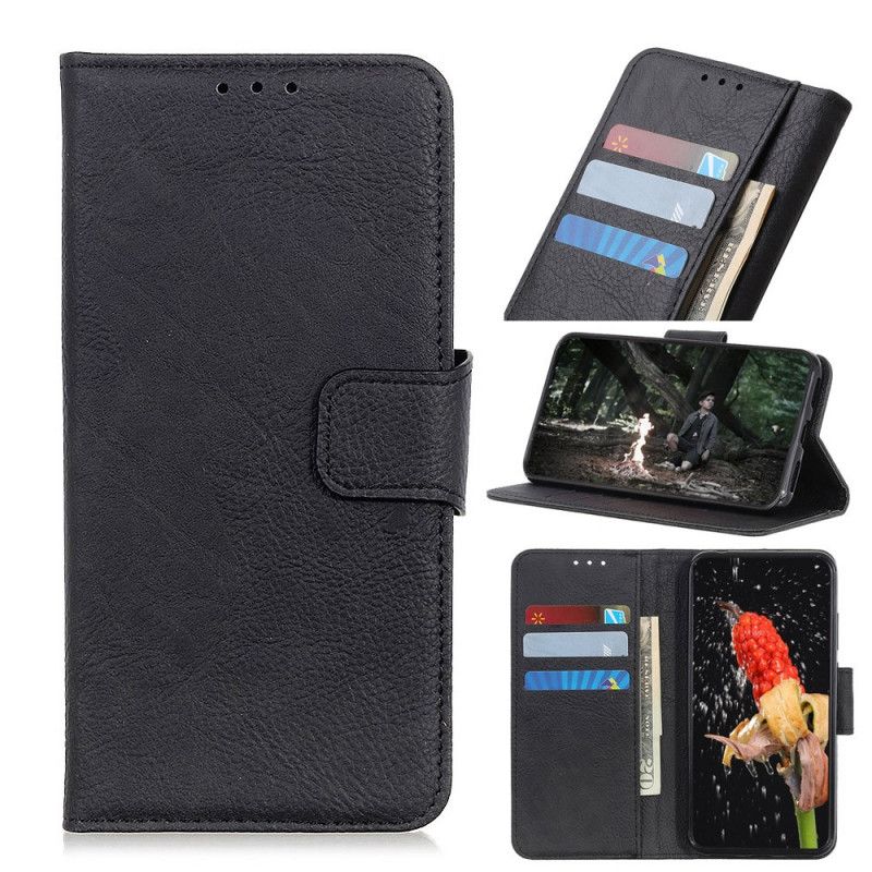 Housse Xiaomi Redmi 9c Cuir Matte Litchi