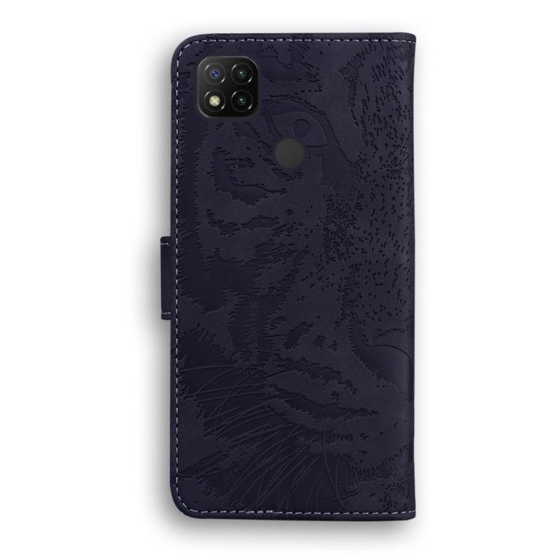 Housse Xiaomi Redmi 9c Empreinte Face De Tigre