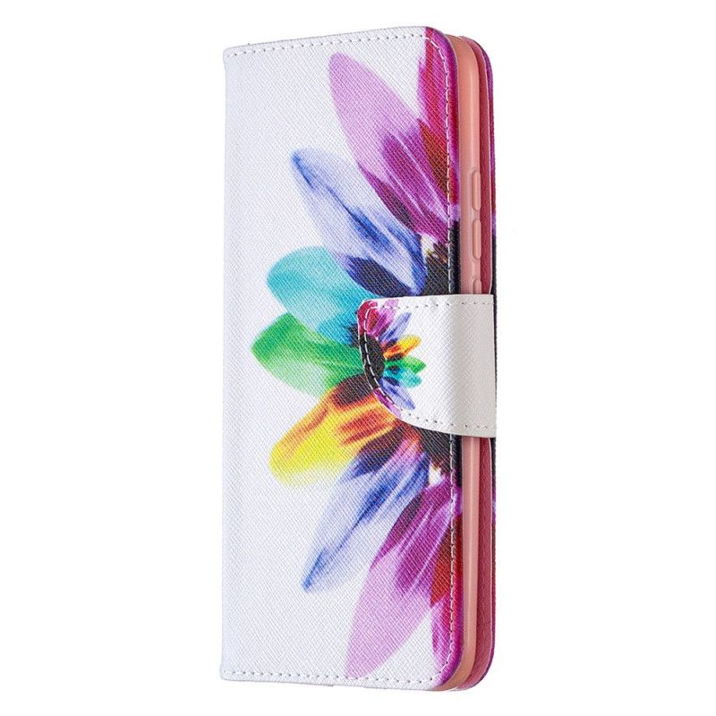 Housse Xiaomi Redmi 9c Fleur Aquarelle