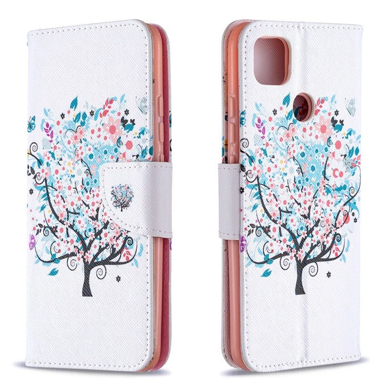 Housse Xiaomi Redmi 9c Flowered Tree