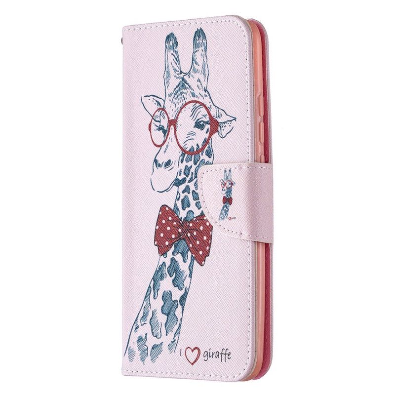 Housse Xiaomi Redmi 9c Girafe Intello