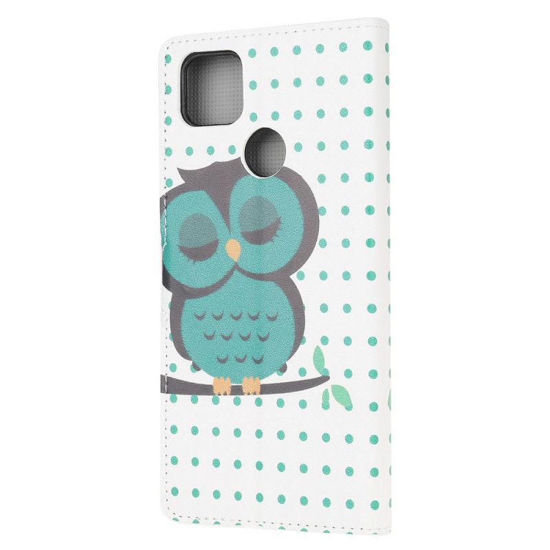 Housse Xiaomi Redmi 9c Hibou Endormi