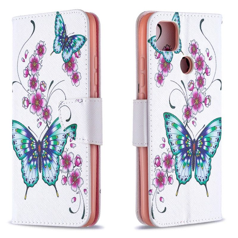 Housse Xiaomi Redmi 9c Incroyables Papillons
