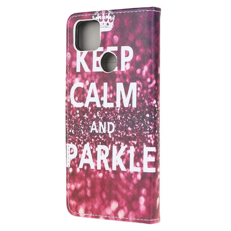 Housse Xiaomi Redmi 9c Keep Calm And Sparkle