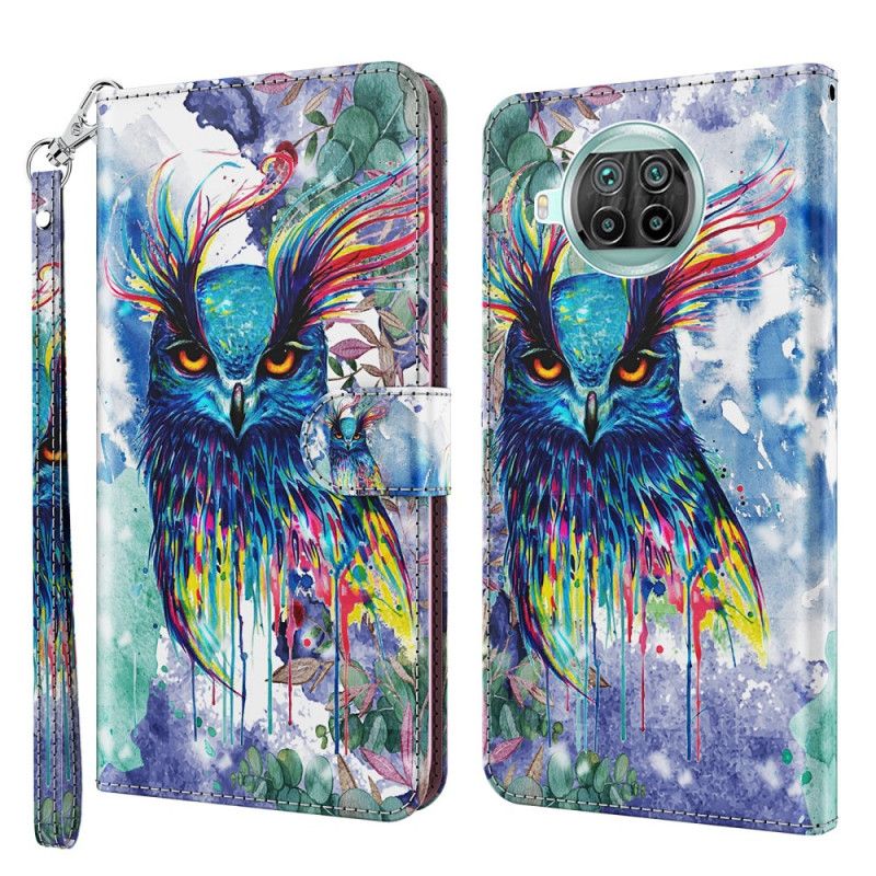 Étui Housse Xiaomi Redmi 9c Oiseau Aquarelle