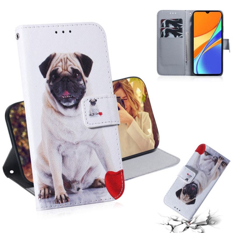 Housse Xiaomi Redmi 9c Pug Dog