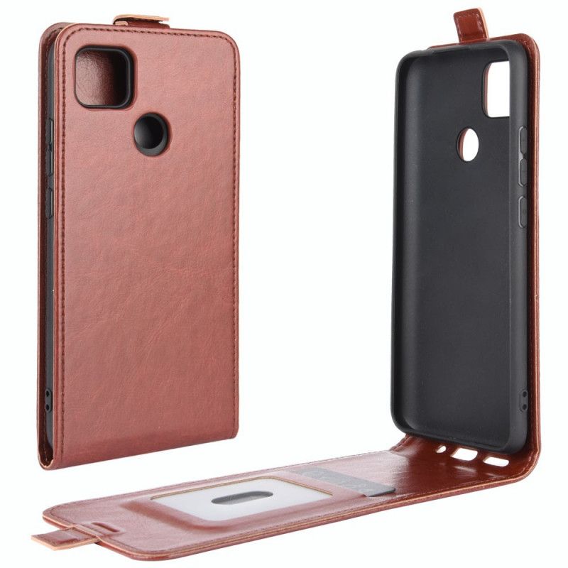 Housse Xiaomi Redmi 9c Rabattable Effet Cuir