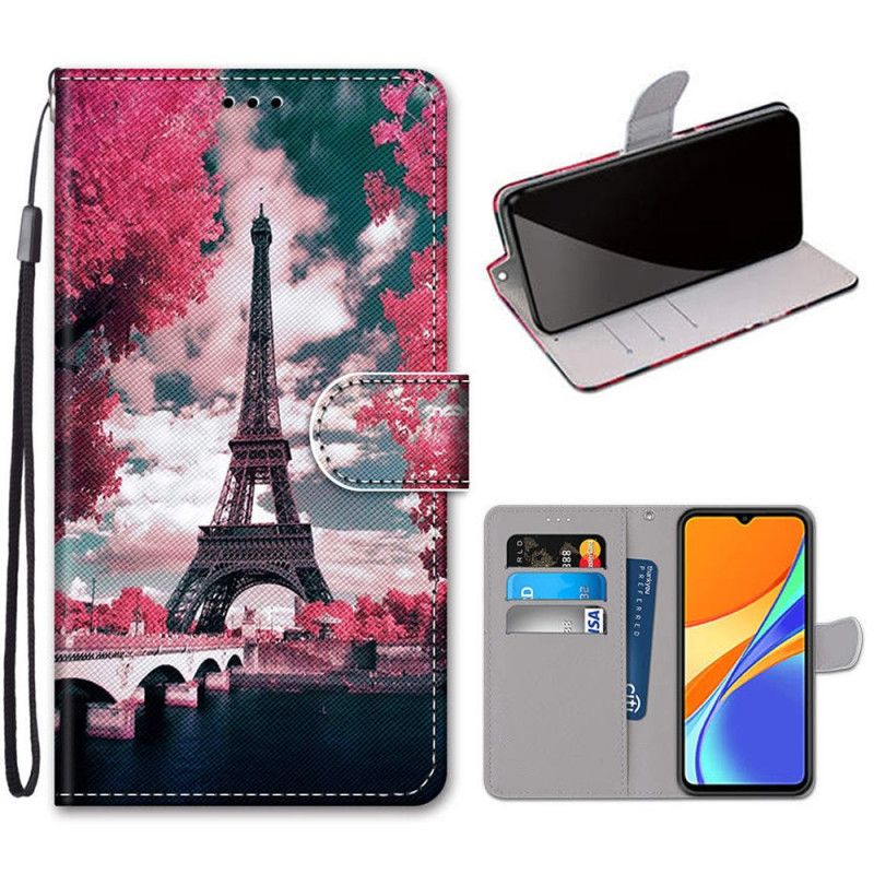 Housse Xiaomi Redmi 9c Tour Eiffel En Été