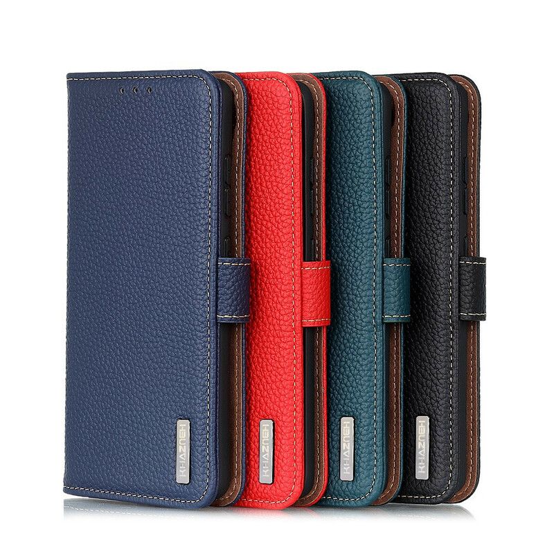 Housse Xiaomi Redmi 9T Cuir Litchi Khazneh