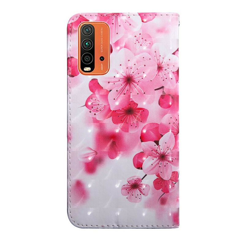 Housse Xiaomi Redmi 9T Fleurs Roses