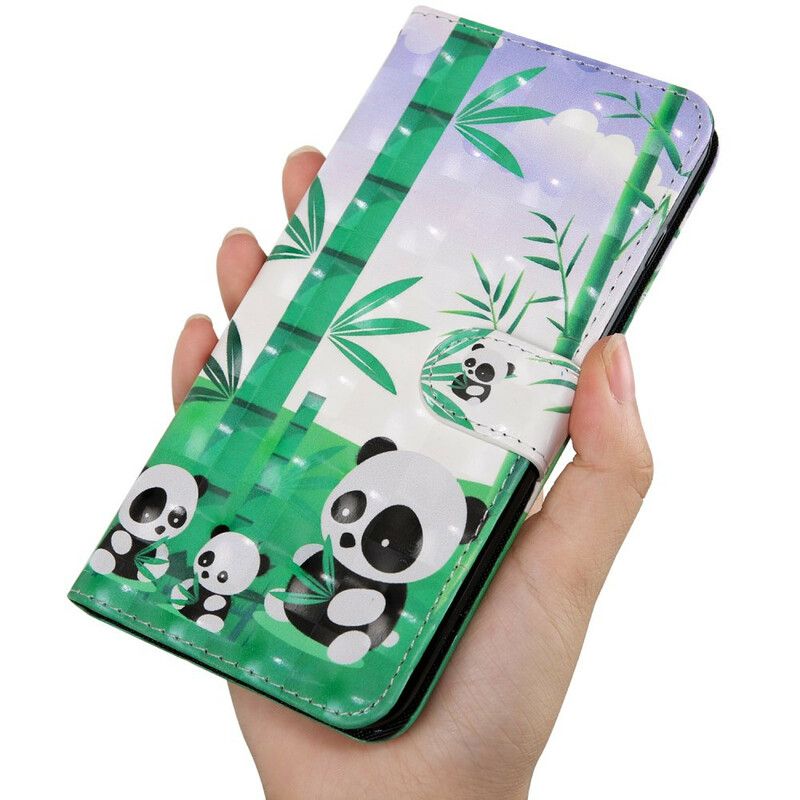 Housse Xiaomi Redmi 9T Light Spot Pandas