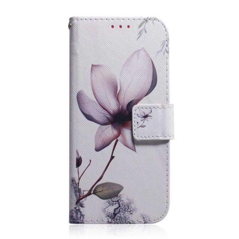 Housse Xiaomi Redmi Go Fleur Vieux Rose