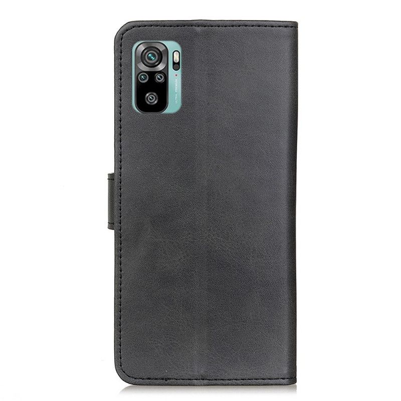 Housse Xiaomi Redmi Note 10 / Note 10s Effet Cuir Mat Rétro