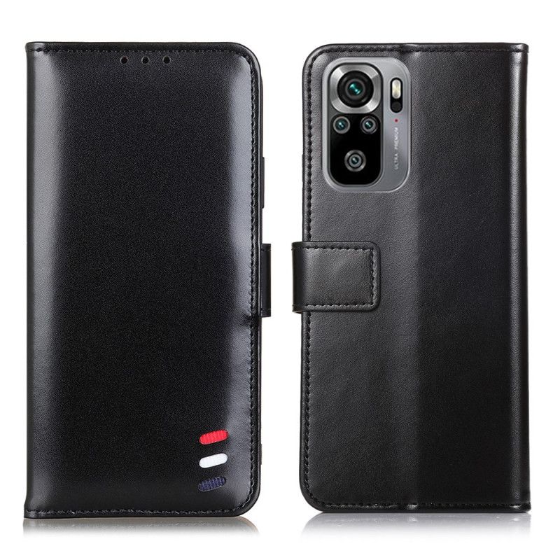 Housse Xiaomi Redmi Note 10 / Note 10s Effet Cuir Tricolore