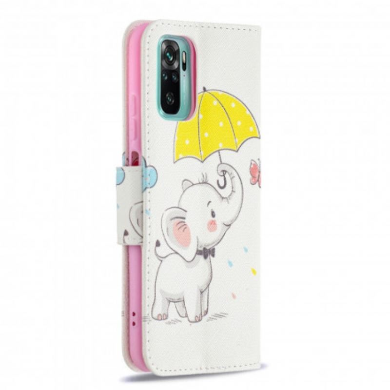 Housse Xiaomi Redmi Note 10/10S/Poco M5s Bébé Éléphant