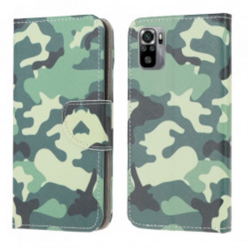 Housse Xiaomi Redmi Note 10/10S/Poco M5s Camouflage