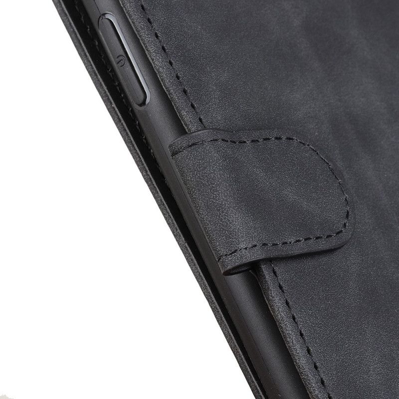Étui Housse Xiaomi Redmi Note 10 Pro Effet Cuir Vintage Khazneh
