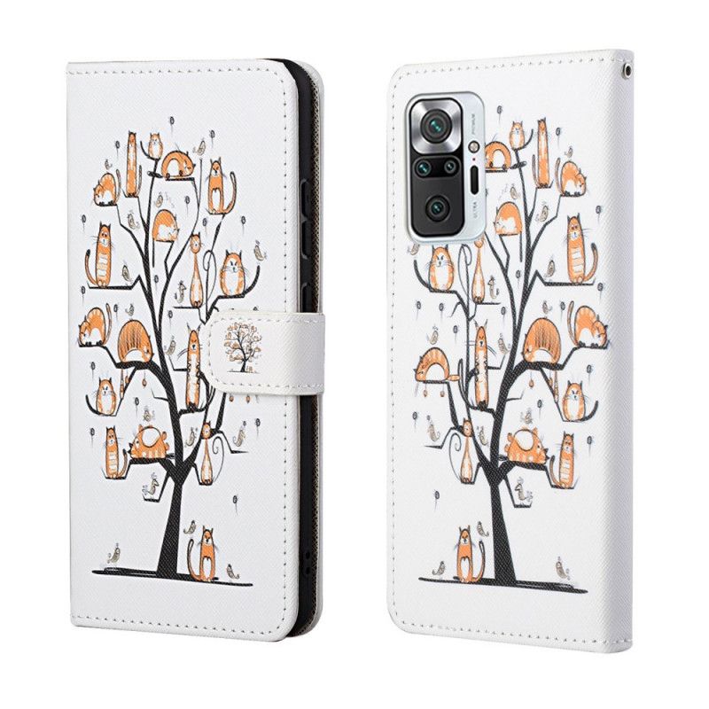 Housse Xiaomi Redmi Note 10 Pro Funky Cats À Lanière