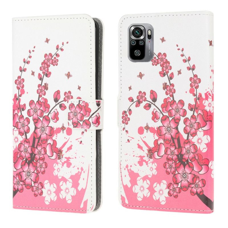 Housse Xiaomi Redmi Note 10 / Note 10 S Tropical Flowers