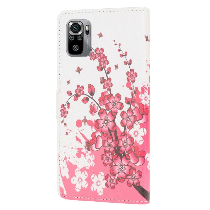 Housse Xiaomi Redmi Note 10 / Note 10 S Tropical Flowers