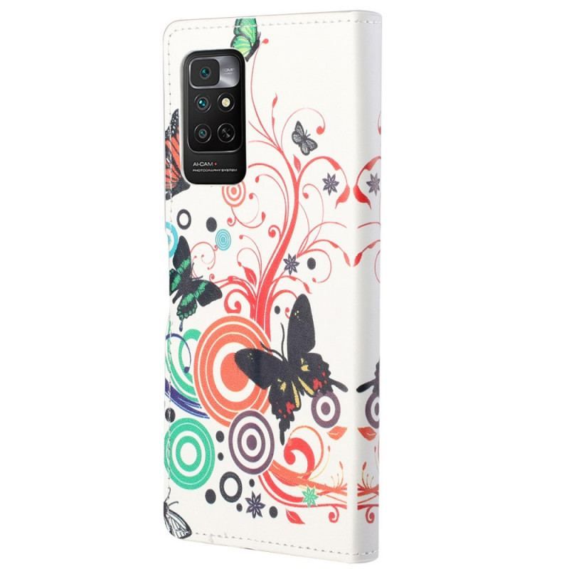Housse Xiaomi Redmi Note 11 / 11s Papillons et Fleurs