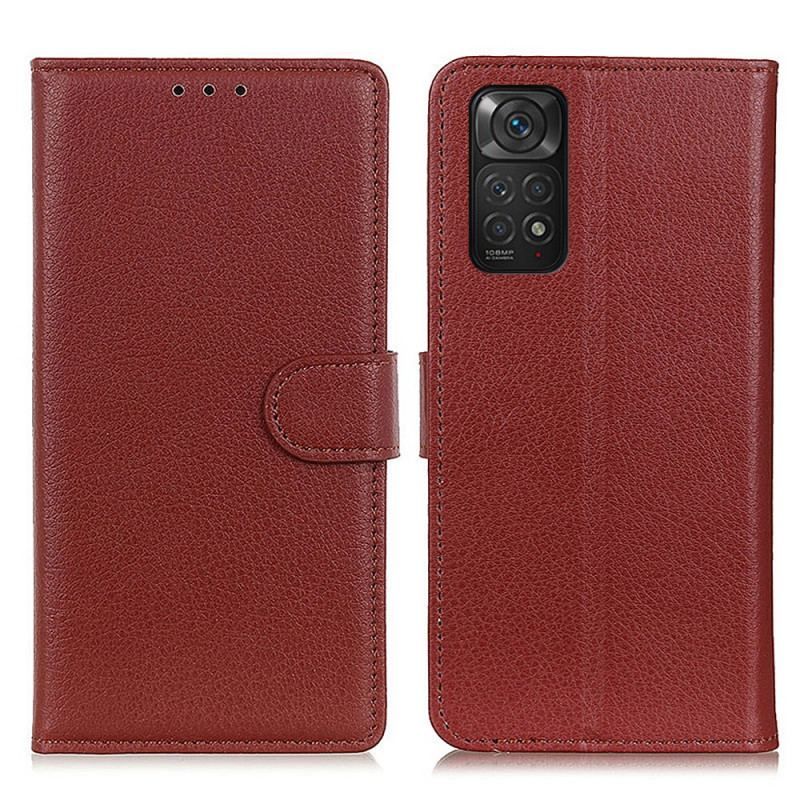 Housse Xiaomi Redmi note 11 / 11s Traditionnellement Litchi