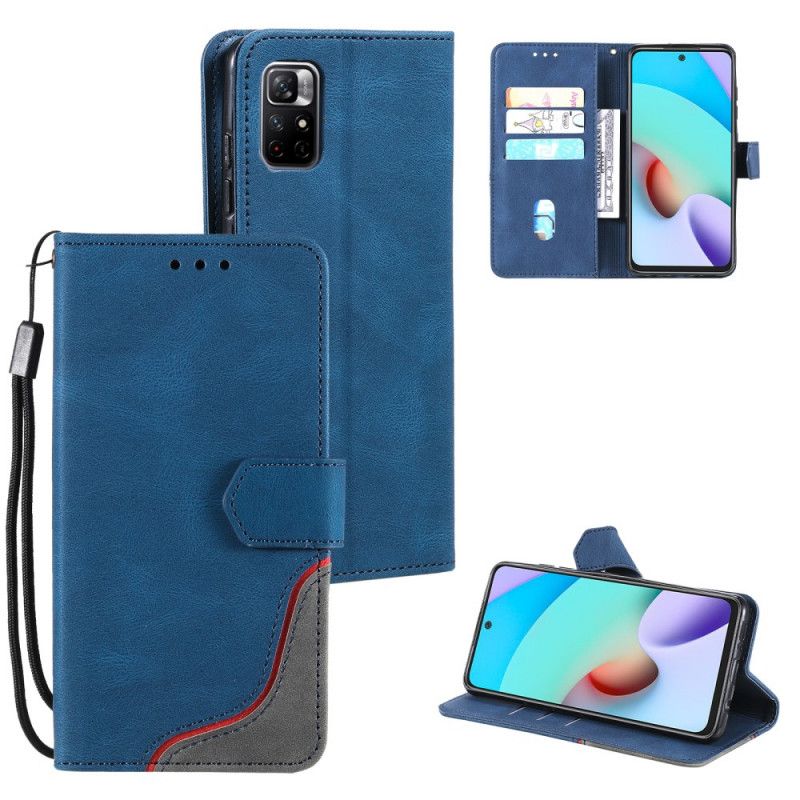 Housse Xiaomi Redmi Note 11 / Poco M4 Pro 5G Cuir Fendu Skin-touch