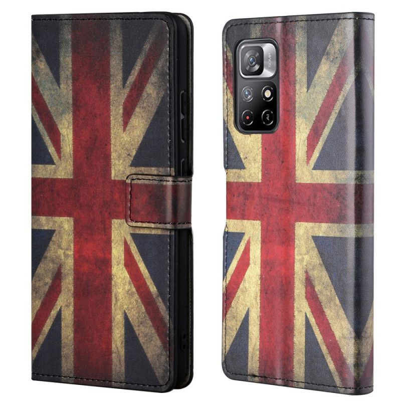 Housse Xiaomi Redmi Note 11 / Poco M4 Pro 5G Drapeau Angleterre