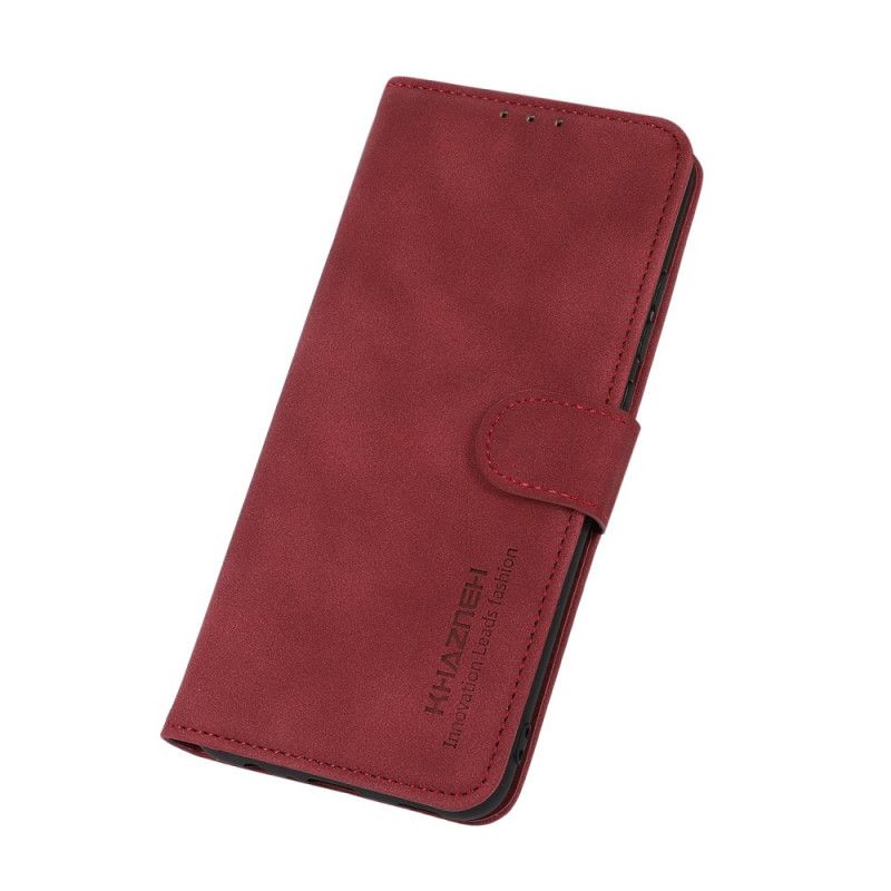 Housse Xiaomi Redmi Note 11 / Poco M4 Pro 5G Effet Cuir Fashion Khazneh