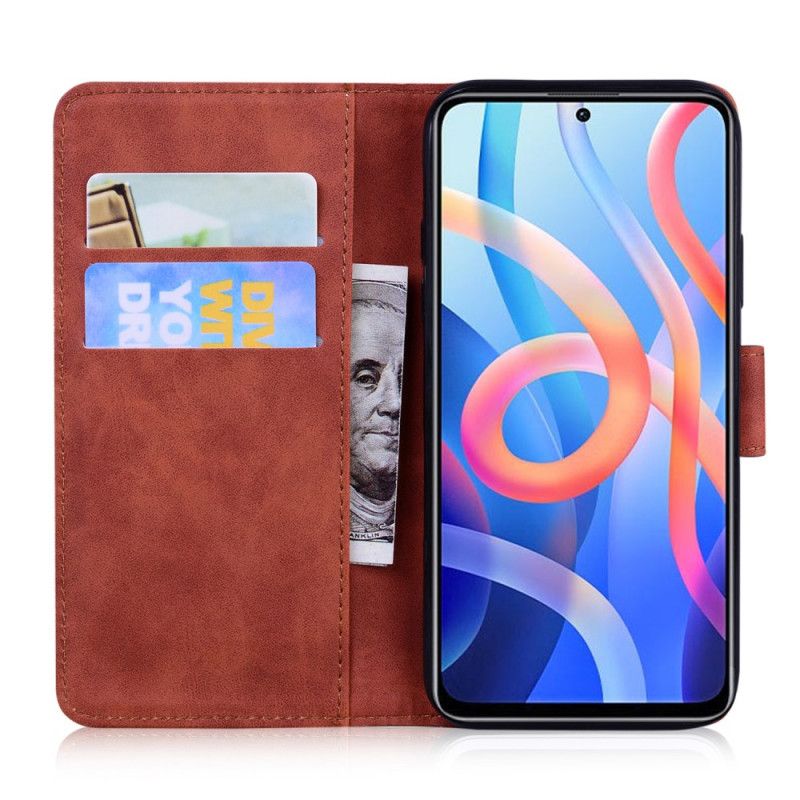 Housse Xiaomi Redmi Note 11 / Poco M4 Pro 5G Empreinte Face De Tigre