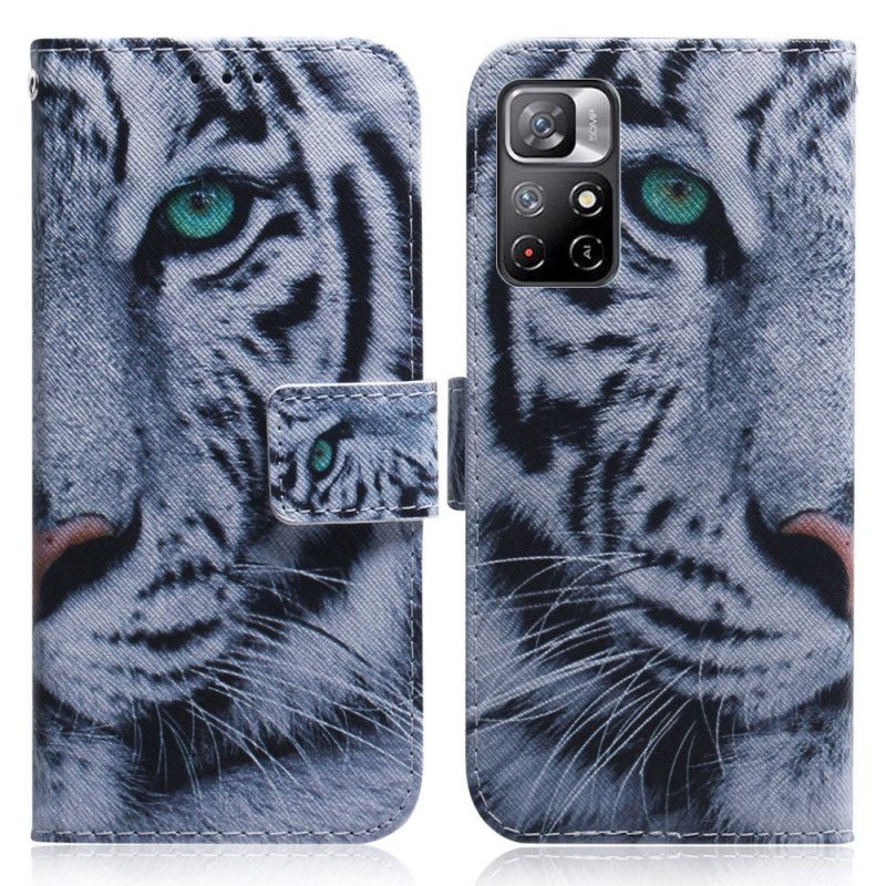 Housse Xiaomi Redmi Note 11 / Poco M4 Pro 5G Face De Tigre