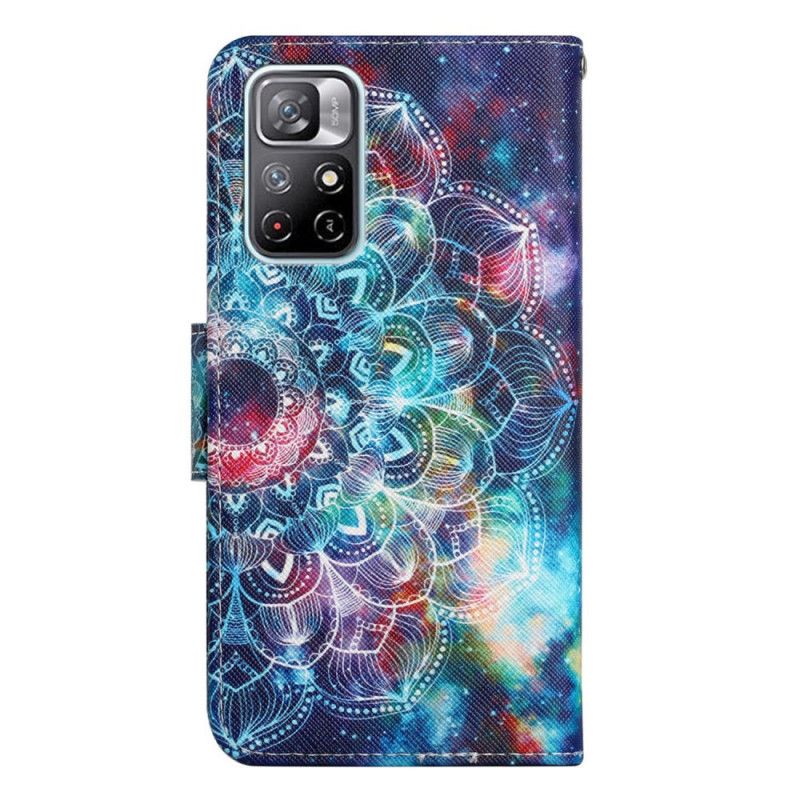 Housse Xiaomi Redmi Note 11 / Poco M4 Pro 5G Flashy Demi Mandala À Lanière