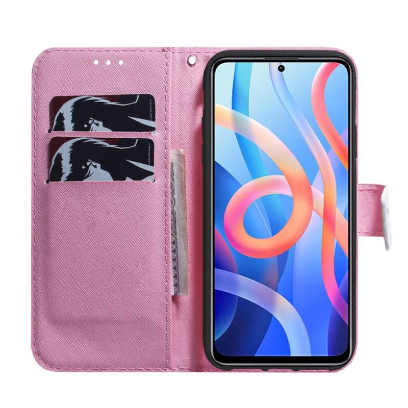 Housse Xiaomi Redmi Note 11 / Poco M4 Pro 5G Fleur Vieux Rose