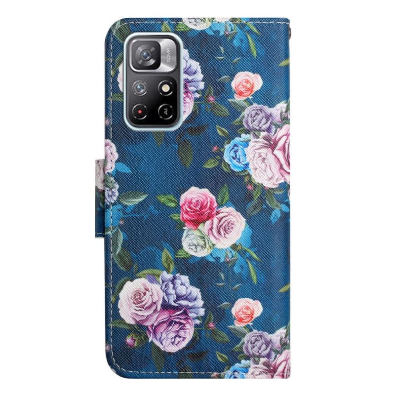 Housse Xiaomi Redmi Note 11 / Poco M4 Pro 5G Fleurs Liberty Royal