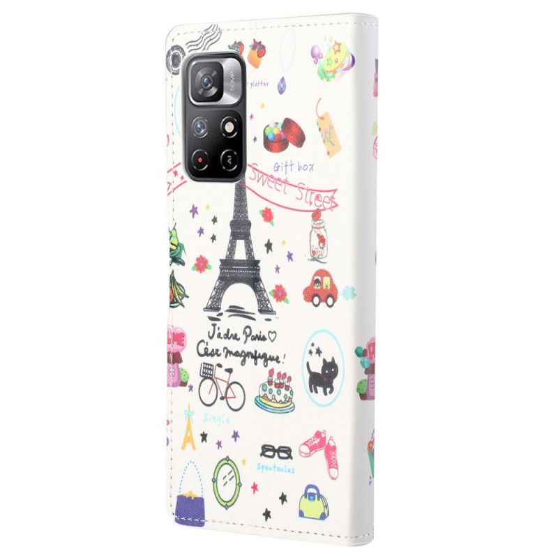 Housse Xiaomi Redmi Note 11 / Poco M4 Pro 5G J'adore Paris