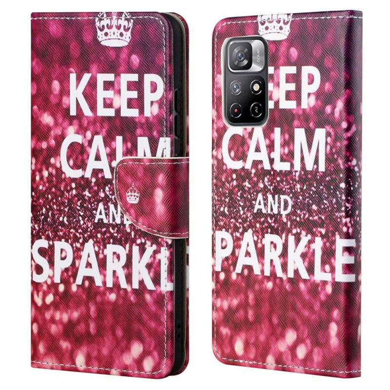 Housse Xiaomi Redmi Note 11 / Poco M4 Pro 5G Keep Calm And Sparkle