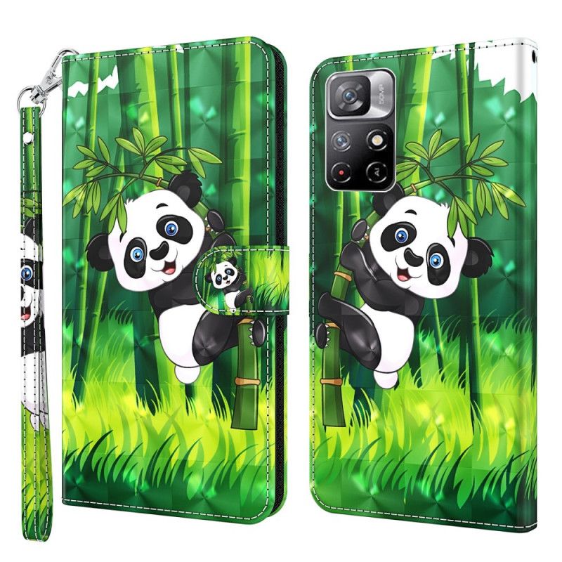 Housse Xiaomi Redmi Note 11 / Poco M4 Pro 5G Panda Et Bambou