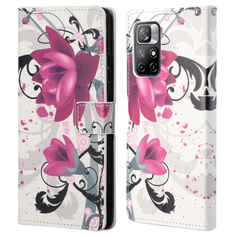 Housse Xiaomi Redmi Note 11 / Poco M4 Pro 5G Tropical Flowers