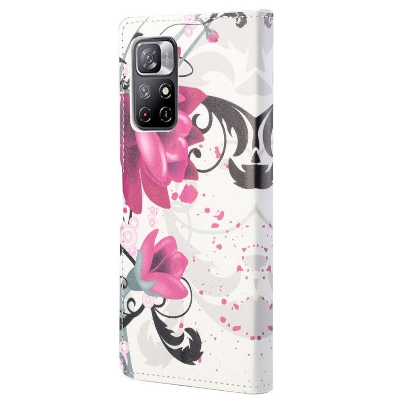 Housse Xiaomi Redmi Note 11 / Poco M4 Pro 5G Tropical Flowers