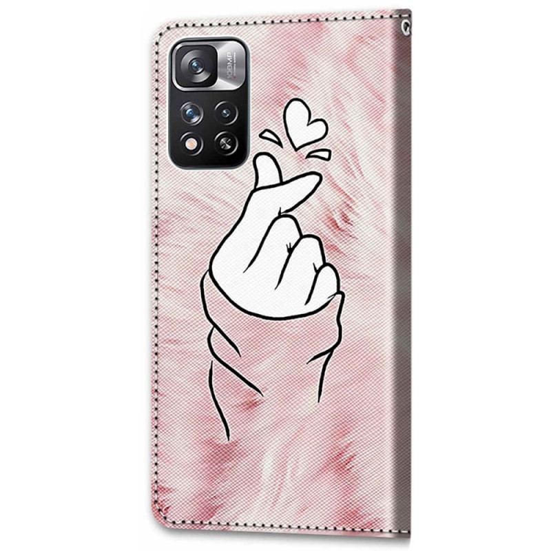 Housse Xiaomi Redmi Note 11 Pro Plus 5G Finger Heart