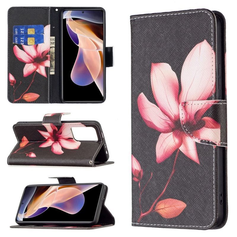 Housse Xiaomi Redmi Note 11 Pro Plus 5G Fleur Rose