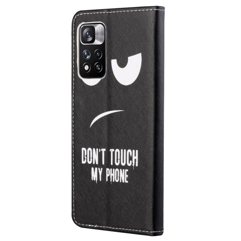 Housse Xiaomi Redmi Note 11 Pro / Note 11 Pro Plus Don't Touch My Phone