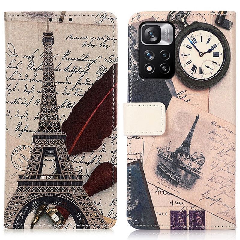 Housse Xiaomi Redmi Note 11 Pro / Note 11 Pro Plus Tour Eiffel Du Poète