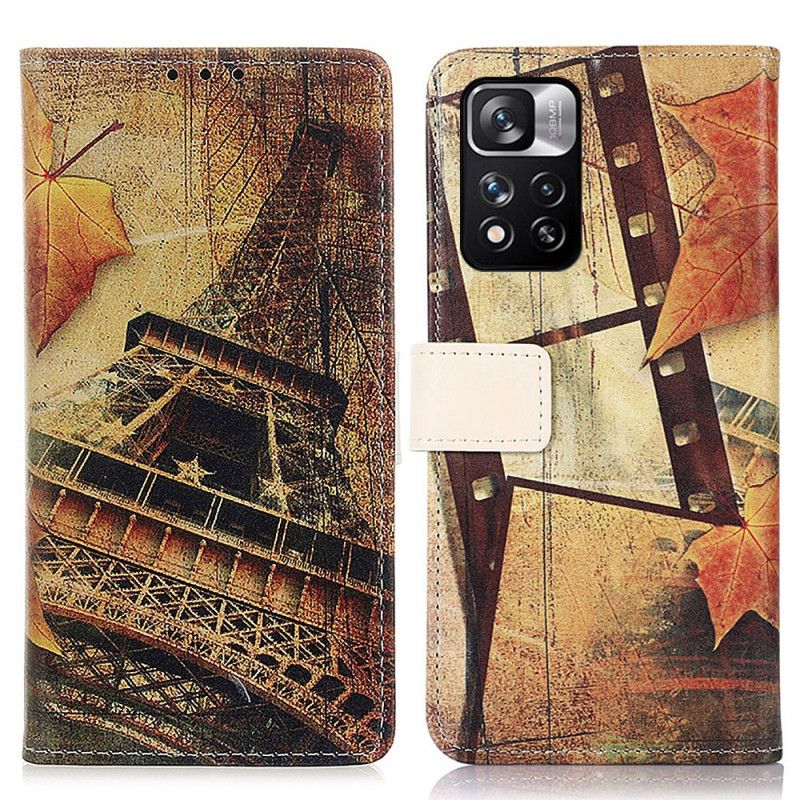 Housse Xiaomi Redmi Note 11 Pro / Note 11 Pro Plus Tour Eiffel En Automne