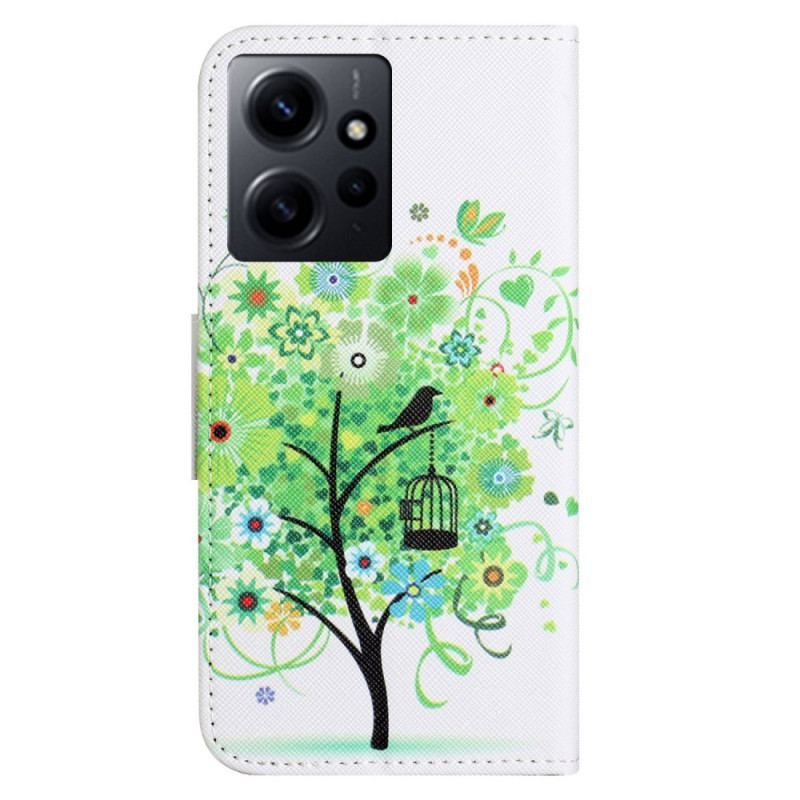 Housse Xiaomi Redmi Note 12 4G Arbre au Feuillage Vert