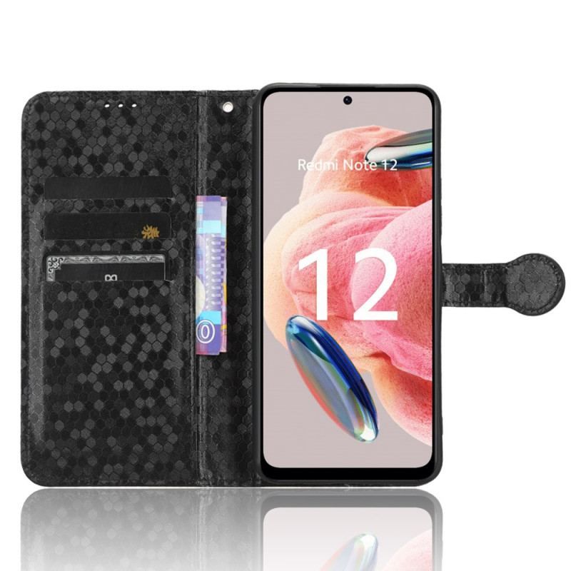 Housse Xiaomi Redmi Note 12 4G Design 3D à Lanière