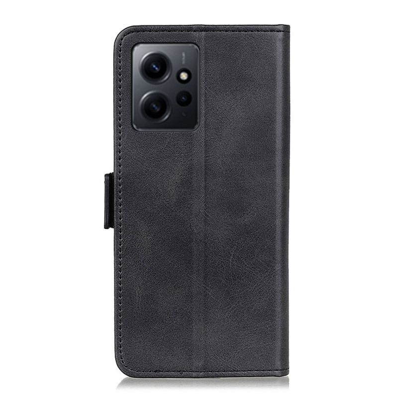 Housse Xiaomi Redmi Note 12 4G Double Fermoir