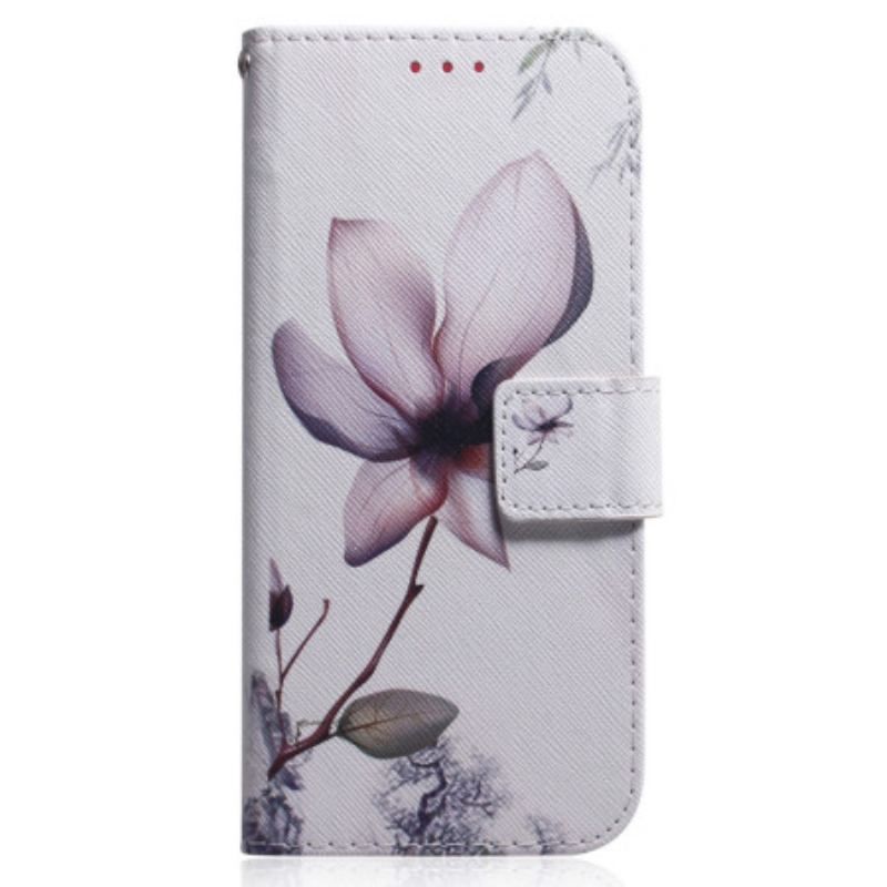 Housse Xiaomi Redmi Note 12 4G Fleur Rose