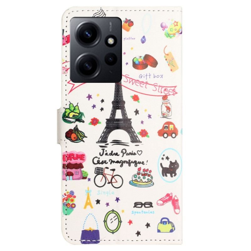 Housse Xiaomi Redmi Note 12 4G J'Adore Paris