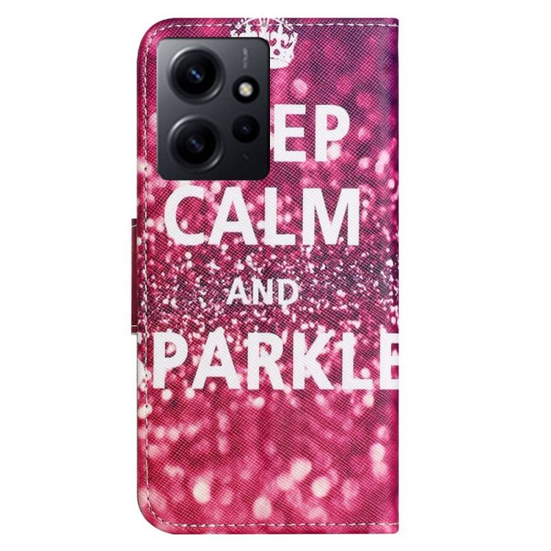 Housse Xiaomi Redmi Note 12 4G Keep Calm and Sparkle